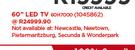 Samsung 60" Smart 3D  LED TV 60H7000