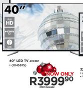 Hisense 40" LED TV 40D36P