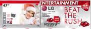 LG 47" LED TV(47LB652)