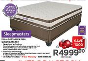 Sleepmasters 152Cm Costa Rica Firm Queen Base Set