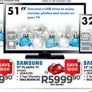 Samsung 51" Plasma TV(51F4000)
