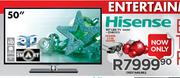Hisense 50" Smart 3D LED TV 50K390