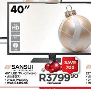 Sansui 40" LED TV 40STY0640