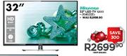 Hisense 32" LED TV 32D33