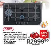 Defy Gemini Gas Hob DHG121