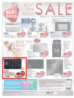 HiFi Corp : Beat The Rush Sale - Sleepmasters (13 Nov - 16 Nov 2014), page 16