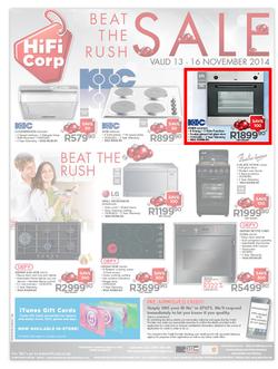 HiFi Corp : Beat The Rush Sale - Sleepmasters (13 Nov - 16 Nov 2014), page 16