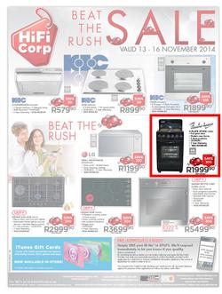 HiFi Corp : Beat The Rush Sale - Sleepmasters (13 Nov - 16 Nov 2014), page 16