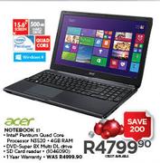 Acer 15.6" Notebook E1