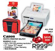 Canon Photo Printer Selphy Bundle CP-820