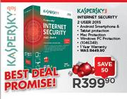 Kaspersky Internet Security 2 User 2015