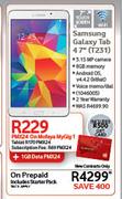 Samsung Galaxy Tab 4 7" T231-On Mofaya MyGig 1