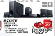 Sony 5.1 DVD Home Theatre System DAV-TZ140