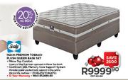 Sealy 152cm Premium Tobago Plush Queen Base Set