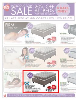 HiFi Corp : Beat The Rush Sale - Sleepmasters (13 Nov - 16 Nov 2014), page 8