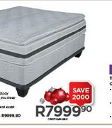 Restonic 152cm Trinidad Plush Queen Base Set