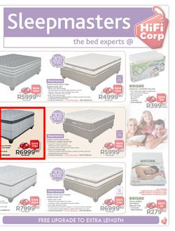 HiFi Corp : Beat The Rush Sale - Sleepmasters (13 Nov - 16 Nov 2014), page 9