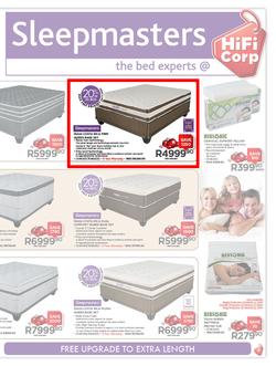 HiFi Corp : Beat The Rush Sale - Sleepmasters (13 Nov - 16 Nov 2014), page 9