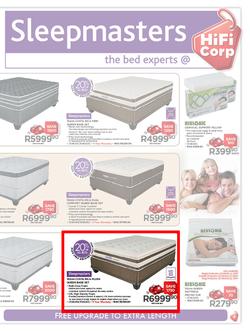 HiFi Corp : Beat The Rush Sale - Sleepmasters (13 Nov - 16 Nov 2014), page 9