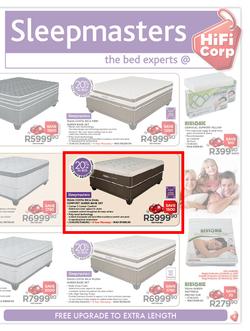 HiFi Corp : Beat The Rush Sale - Sleepmasters (13 Nov - 16 Nov 2014), page 9