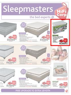 HiFi Corp : Beat The Rush Sale - Sleepmasters (13 Nov - 16 Nov 2014), page 9
