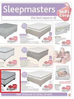 HiFi Corp : Beat The Rush Sale - Sleepmasters (13 Nov - 16 Nov 2014), page 9