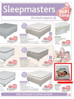 HiFi Corp : Beat The Rush Sale - Sleepmasters (13 Nov - 16 Nov 2014), page 9
