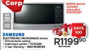 Samsung Electronic Silver Finish Microwave ME9114S