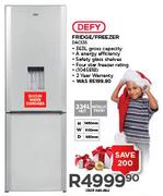 Defy 334Ltr Fridge/Freezer DAC535