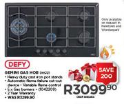Defy Gemini Gas Hob DHG121