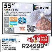 Samsung 55" Curved Smart LED TV 55H8000