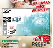 Hisense 55" 3D LED Smart TV 55K390
