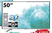Hisense 50" 3D LED Smart TV 50K390