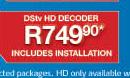 DSTV HD Decoder Includes Installation
