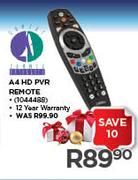 A4 HD PVR Remote