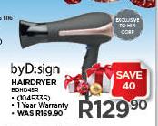 byD:sign Hairdryer-BDHD45R