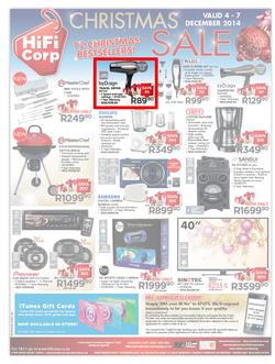 HiFi Corp : Christmas Sale (4 Dec - 7 Dec 2014), page 16
