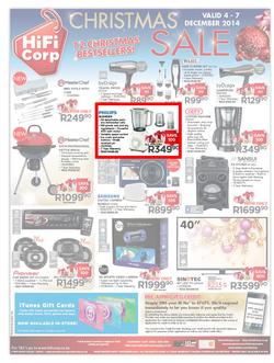 HiFi Corp : Christmas Sale (4 Dec - 7 Dec 2014), page 16