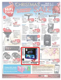 HiFi Corp : Christmas Sale (4 Dec - 7 Dec 2014), page 16