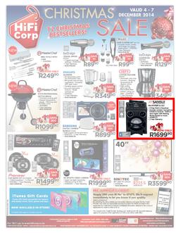 HiFi Corp : Christmas Sale (4 Dec - 7 Dec 2014), page 16