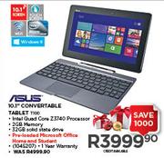 Asus 10.1" Convertable Tablet T100