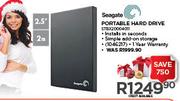 Seagate 2.5" 2TB Portable Hard Drive-STBX20004011