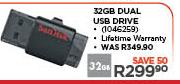 SanDisk 32GB Dual USB-Drive
