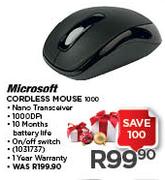 Microsoft Cordless Mouse-1000
