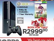 XBOX 360 Console + Fifa 15