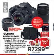 Canon Digital SLR Twin Lens Package 600D