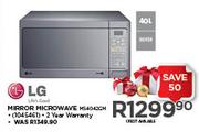 LG 40Ltr Mirror Microwave MS4042GM