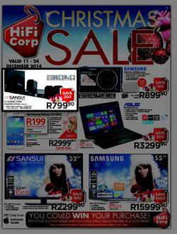 HiFi Corp : Christmas Sale (11 Dec - 24 Dec 2014), page 1