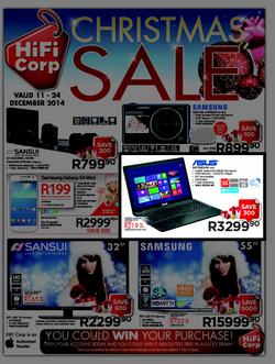 HiFi Corp : Christmas Sale (11 Dec - 24 Dec 2014), page 1