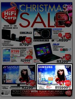 HiFi Corp : Christmas Sale (11 Dec - 24 Dec 2014), page 1